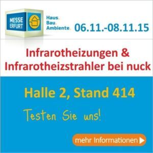 Infrarotheizungen und Strahler zum testen in Erfurt.