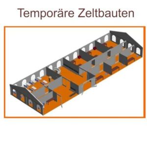 Temporäre Zeltbauten - mobile Raumlösungen