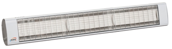 NO GLARE Infrarotheizstrahler - 3 strahlig in weiß. Die perfekte Wärmestrahlung ohne Rotlicht.