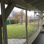 Terrassenschutz aus Plane